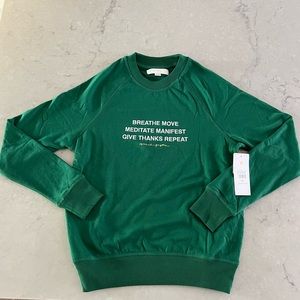 Breathe Repeat Old School Sweatshirt